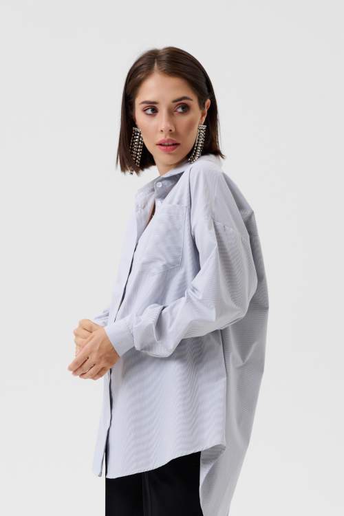 Рубашка НМ для беременных и кормящих; серый (Арт. 1102510)