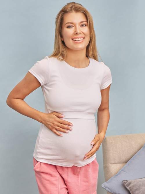 Футболка ILM Веста для беременных и кормящих; белый (Арт. 103269)