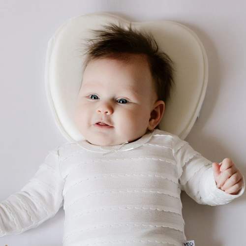 Ортопедическая подушка для новорожденных FO Бабочка 0-6 месяцев; молочный (арт. 2230890)