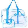 Комплект сумок в роддом: большая + средняя + косметичка прозрачная (арт. 48790) - Комплект сумок в роддом: большая + средняя + косметичка прозрачная (арт. 48790)