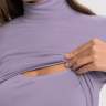 Водолазка утепленная ILM Дарси для беременных и кормящих; лиловый (Арт. 111118) - Водолазка утепленная ILM Дарси для беременных и кормящих; лиловый (Арт. 111118)