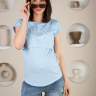 Футболка ILM Миган для беременных и кормящих; голубой (Арт. 104680) - Футболка ILM Миган для беременных и кормящих; голубой (Арт. 104680)