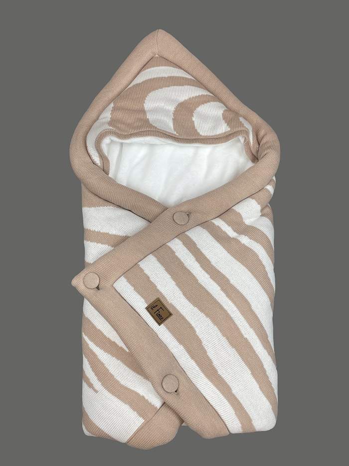 Конверт-плед детский FD Zebra; бежевый (арт. 712261060) 