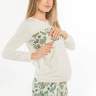 Пижама EM для беременных и кормящих джемпер+брюки; хаки (Арт. 14271470) - Пижама EM для беременных и кормящих джемпер+брюки; хаки (Арт. 14271470)