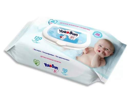 Детские влажные салфетки YokoSun Premium 64 шт (арт. 460201)