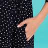 Платье ILM Лесоль для беременных и кормящих; синий/горох (Арт. 130014) - Платье ILM Лесоль для беременных и кормящих; синий/горох (Арт. 130014)