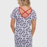 Ночная рубашка ILM Мелания д/берем. и кормящих; красный/олени (Арт. 104654) - Ночная рубашка ILM Мелания д/берем. и кормящих; красный/олени (Арт. 104654)