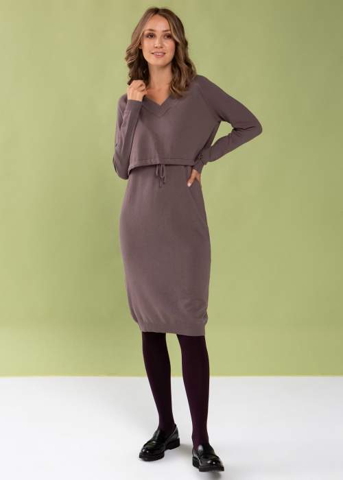 Платье ILM Шэрри для беременных и кормящих; кофейный (Арт. 130032)