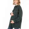 Рубашка EM для беременных и кормящих теплая фланель; зелёный (Арт. 80371370) - Рубашка EM для беременных и кормящих теплая фланель; зелёный (Арт. 80371370)