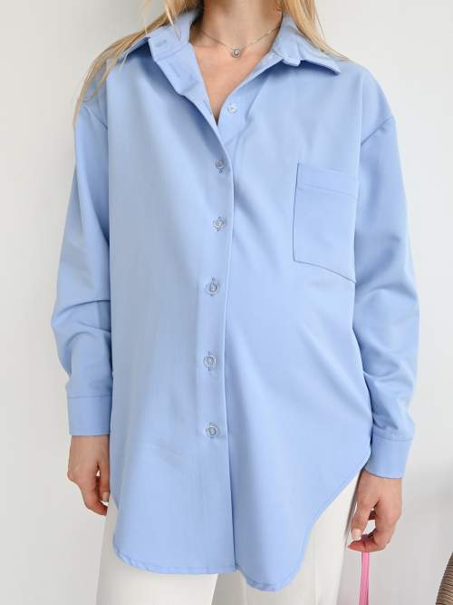 Рубашка PK "Руба" для беременных; голубой (Арт. 164536)