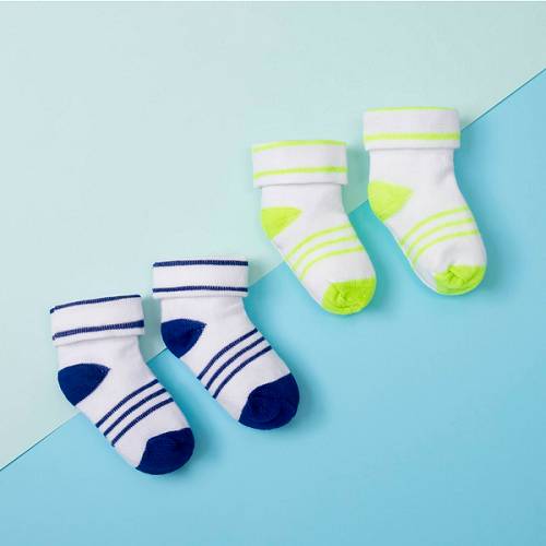Набор носочков PM детских 2 пары (арт. 30259) Яркие и мягкие детские цветные носки из натурального хлопка. Размер 9. Комплект из 2 пар.