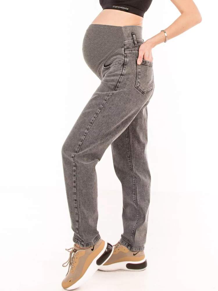 Джинсы EM MOMFIT для беременных; антрацит (Арт. 1412402270) Модные джинсы для беременных с удобным высоким бандажом. Джинсы универсальные, можно носить и во время беременности и после родов.
Состав: хлопок 97%, лайкра 3%