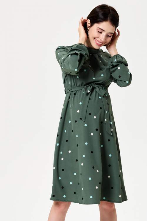 Платье HM для беременных; зелёный (Арт. 9102005)