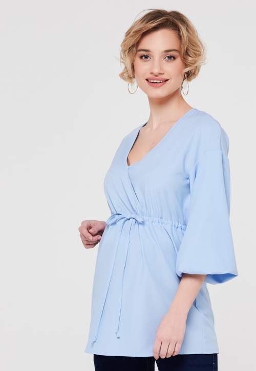 Блуза HM для беременных; голубой (Арт. 11566)
