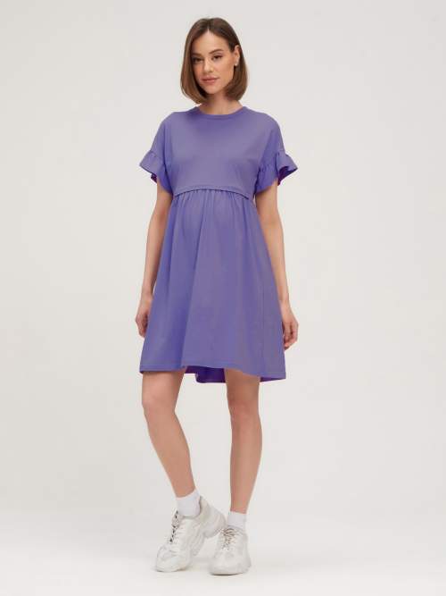 Платье YM для беременных и кормящих; фиолетовый (Арт. 307518)