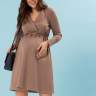 Платье ILM Уитни для беременных и кормящих; кофейный (Арт. 130072) - Платье ILM Уитни для беременных и кормящих; кофейный (Арт. 130072)