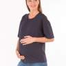 Футболка EM оверсайз для беременных и кормящих; темно-синий (Арт. 871602370) - Футболка EM оверсайз для беременных и кормящих; темно-синий (Арт. 871602370)
