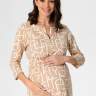 Платье ILM Алиша для беременных и кормящих; глина/геометрия (Арт. 130175) - Платье ILM Алиша для беременных и кормящих; глина/геометрия (Арт. 130175)