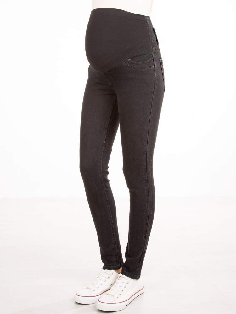 Джинсы ЕМ для беременных (Арт. 907670) Модные джинсы для беременных с удобным высоким бандажом. Джинсы универсальные, можно носить и во время беременности и после родов. 

Состав: хлопок 97% лайкра 3%