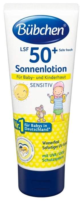 Солнцезащитное молочко Bubchen для младенцев и детей с чувств.кожей SPF 50 100 мл (арт. 12363654)