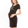 Платье домашнее EM для беременных и кормящих хлопок; черный (Арт. 11430270) - Платье домашнее EM для беременных и кормящих хлопок; черный (Арт. 11430270)
