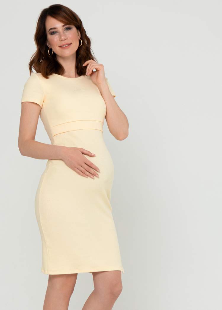 Платье ILM Бланш для беременных и кормящих; масло (Арт. 130325) Состав:
95% Хлопок, 5% Эластан