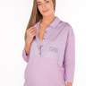Рубашка EM комбинированная для беременных и кормящих; сиреневый (Арт. 80050770) - Рубашка EM комбинированная для беременных и кормящих; сиреневый (Арт. 80050770)