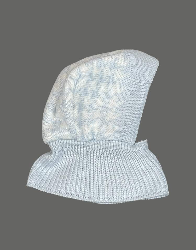Шапочка-капор детская коллекционная FD 0-3 месяца; голубой (арт. 4101160) 