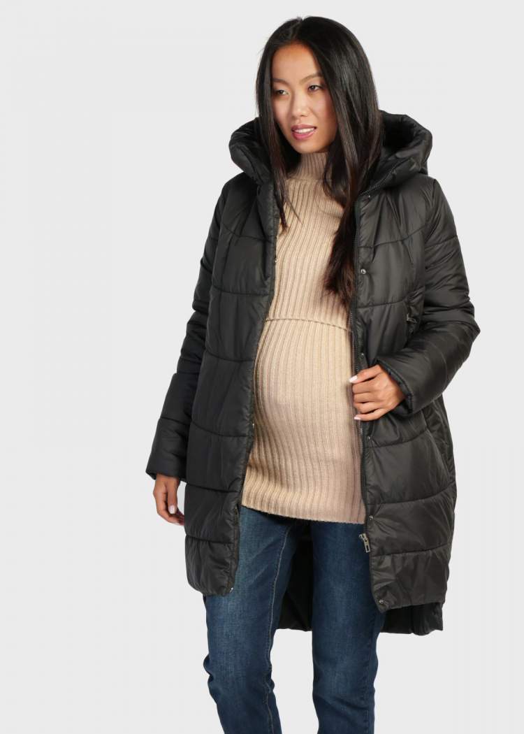 Куртка зимняя ILM 2в1 Монблан для беременных; черный (Арт. 103520) Состав: 100% Полиэстер