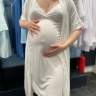 Комплект EM для беременных и кормящих халат и сорочка; молочный (Арт. 102910770) - Комплект EM для беременных и кормящих халат и сорочка; молочный (Арт. 102910770)