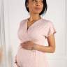 Платье ILM Лианель для беременных и кормящих; пудра/горох (Арт. 104951) - Платье ILM Лианель для беременных и кормящих; пудра/горох (Арт. 104951)