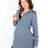 Блуза-рубашка для беременных и кормящих ЕМ; синева (Арт. 80253370) - Блуза-рубашка для беременных и кормящих ЕМ; синева (Арт. 80253370)