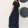 Платье ILM Лианель для беременных и кормящих; синий/горох (Арт. 104952) - Платье ILM Лианель для беременных и кормящих; синий/горох (Арт. 104952)