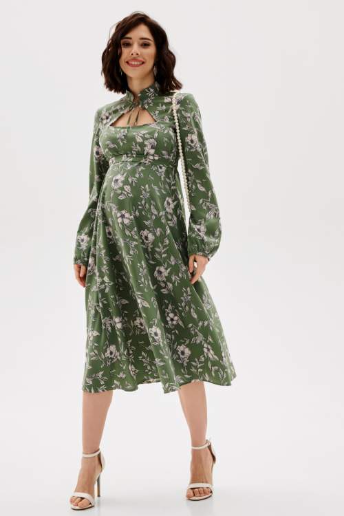 Платье HM для беременных; зеленый (Арт. 9106305)