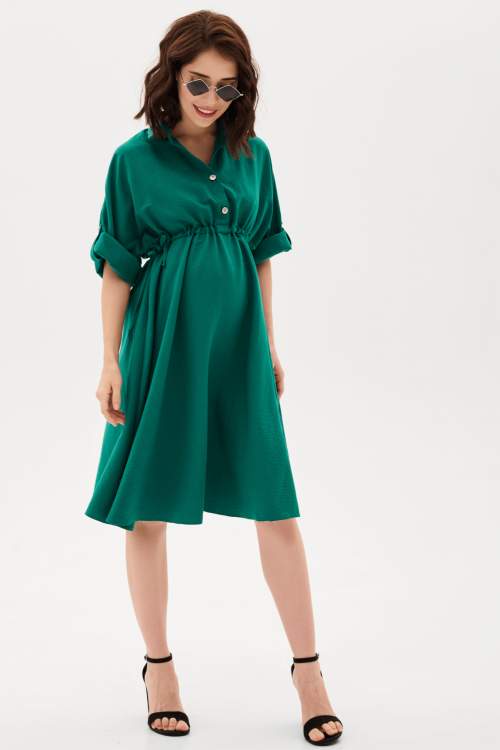 Платье HM для беременных; зелёный (Арт. 9106605)