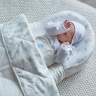 Одеяло-плед для новорожденных FO 0-6 месяцев; белый (арт. 000501190) - Одеяло-плед для новорожденных FO 0-6 месяцев; белый (арт. 000501190)
