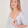 Комплект EM для беременных и кормящих халат и сорочка; серый меланж (Арт. 103151370) - Комплект EM для беременных и кормящих халат и сорочка; серый меланж (Арт. 103151370)