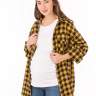 Рубашка EM для беременных и кормящих теплая фланель; желтый (Арт. 80373870) - Рубашка EM для беременных и кормящих теплая фланель; желтый (Арт. 80373870)