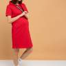 Платье ILM Сильвия для беременных и кормящих; красный (Арт. 105078) - Платье ILM Сильвия для беременных и кормящих; красный (Арт. 105078)