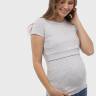 Футболка ILM Веста для беременных и кормящих; серый меланж (Арт. 103308) - Футболка ILM Веста для беременных и кормящих; серый меланж (Арт. 103308)