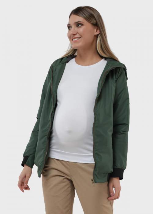 Куртка демисезонная ILM 2в1 Орландо для беременных; хаки (Арт. 104347)