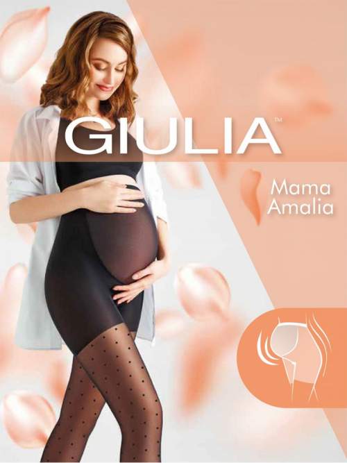 Колготки Giulia Mama Amalia для беременных 40 den; горошек (Арт. 121791)