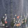 Куртка ILM Дакота джинсовая для беременных; синий/вышивка (Арт. 104464) - Куртка ILM Дакота джинсовая для беременных; синий/вышивка (Арт. 104464)