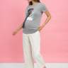 Футболка ILM Эшлин для беременных и кормящих; серый/патч (Арт. 130061) - Футболка ILM Эшлин для беременных и кормящих; серый/патч (Арт. 130061)