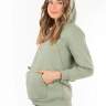 Свитшот футер EM для беременных и кормящих с начесом; оливковый (Арт. 82202570) - Свитшот футер EM для беременных и кормящих с начесом; оливковый (Арт. 82202570)
