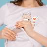 Ночная рубашка ILM Мелана для беременных и кормящих; бежевая полоска (Арт. 103704) - Ночная рубашка ILM Мелана для беременных и кормящих; бежевая полоска (Арт. 103704)