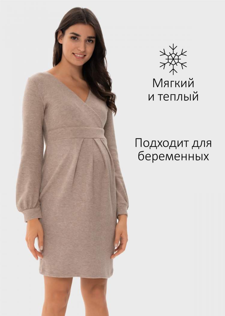 Платье ILM Эрмина для беременных (Арт. 111132) Состав: 70% Хлопок, 5% Шерсть, 25% Полиэстер.