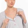 Ночная сорочка EM для беременных и кормящих; серый-меланж (Арт. 112651370) - Ночная сорочка EM для беременных и кормящих; серый-меланж (Арт. 112651370)