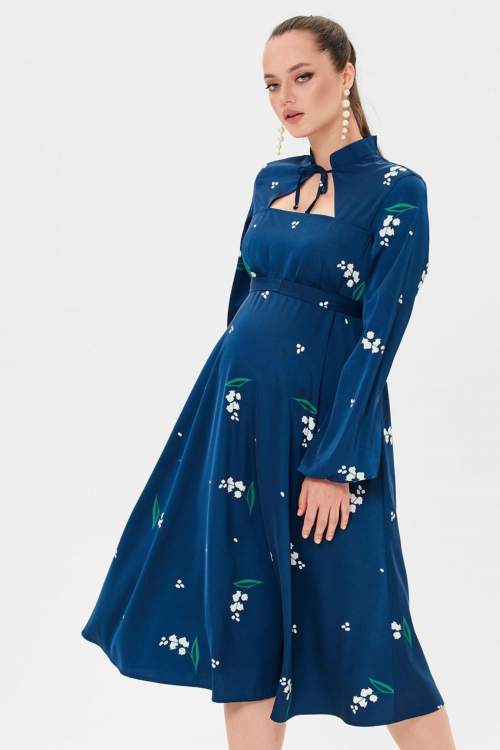 Платье HM для беременных; синий (Арт. 9106303)