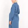Платье-рубашка EM для беременных лен (Арт. 702670) - Платье-рубашка EM для беременных лен (Арт. 702670)